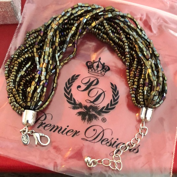 Premier Designs Chocolate Kiss Bracelet - Picture 2 of 5